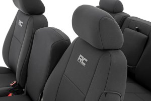 GMC Sierra 2500 HD Seat Covers - Front - Rough Country - Neoprene - '11-'13